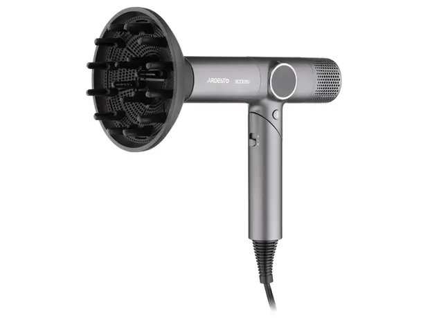 თმის საშრობი Ardesto Hair Dryer Stein, 1600W, 2 speeds, 4 heat setting, gray, 3 image