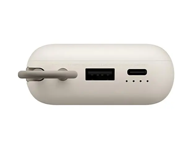 პორტატული დამტენი Xiaomi Power Bank 10000mAh (Integrated Cable) Tan GL (BHR9072GL), 4 image