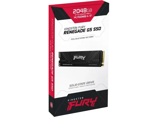 მყარი დისკი Kingston SSD M.2 2TB PCIe 5.0 FURY Renegade, 5 image