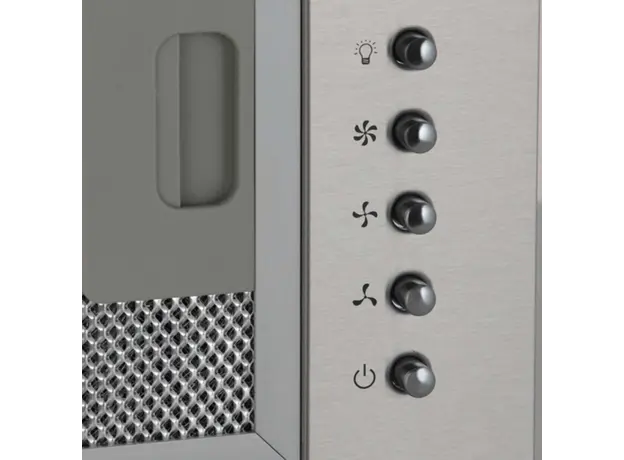 გამწოვი Hansa hood integrated, 55cm, 400m3h, silver, 4 image