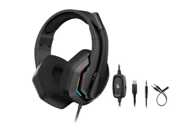 Headphone A4tech Bloody G260P RGB Gaming Headphone Black, 3 image