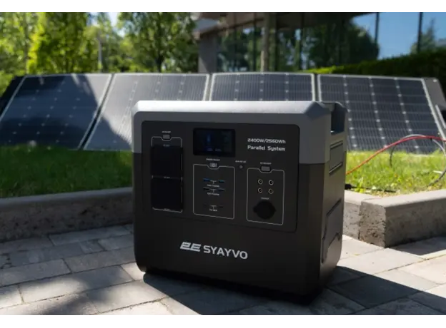 კვების წყარო 2E Power Station Syayvo 2400W/2560Wh, WiFi/BT, Parallel System, Fast Charging, 3 image
