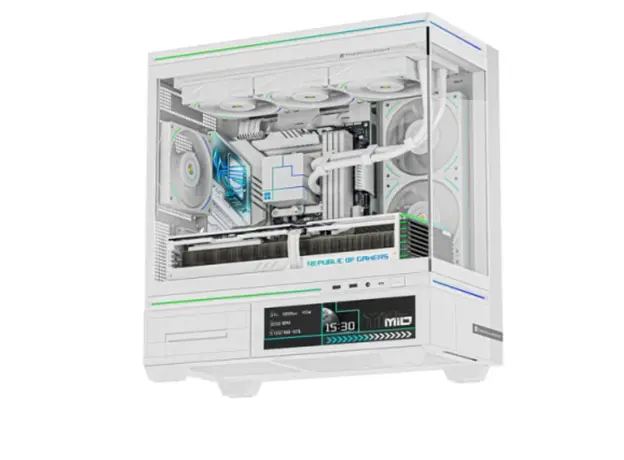 ქეისი THERMALRIGHT TL-M10 Vision With Screen No Fan White