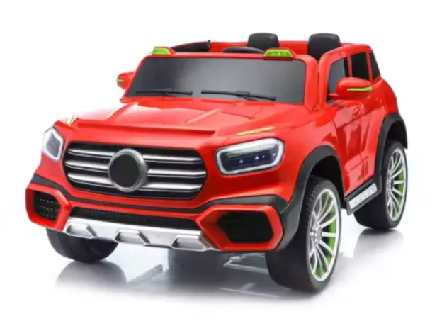 ბავშვის ელექტრო მანქანა mercedes-benz WN-609-RED, ტყავის სავარძლით, 2 image