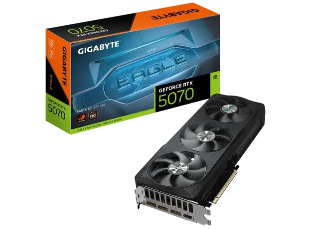 ვიდეო დაფა GIGABYTE Graphic Adapter GeForce RTX 5070 12GB GDDR7 EAGLE OC
