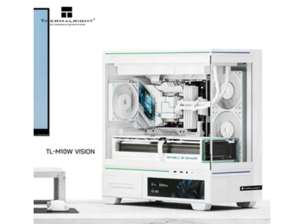 ქეისი THERMALRIGHT TL-M10 Vision With Screen No Fan White, 4 image