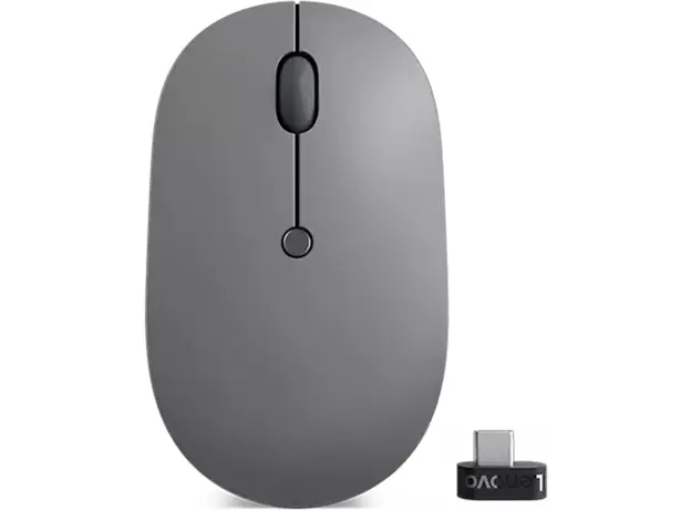მაუსი Lenovo GY51C21210 Go, Wireless, USB-C, Mouse, Grey