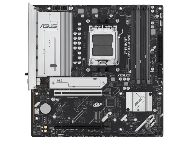 დედა დაფა ASUS Motherboard PRIME B850M-A WIFI sAM5 B850 4xDDR5 M.2 HDMI DP WiFi BT mATX, 2 image