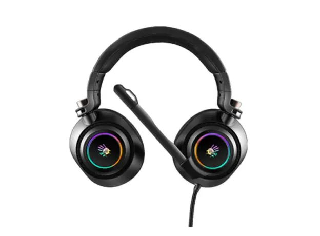 ყურსასმენი A4Tech Bloody G580 RGB Virtual 7.1 Surround Sound Gaming Headset With Mic Black, 4 image