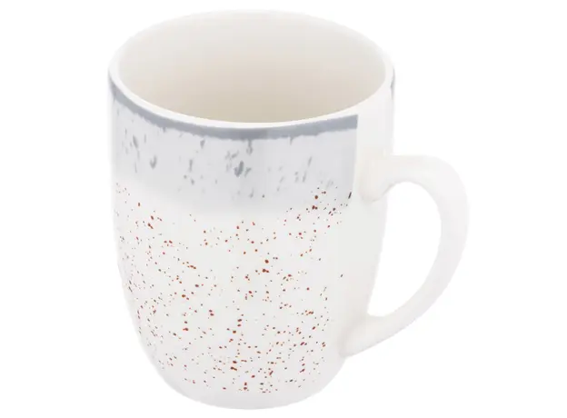 ჭიქა Ardesto Mug Siena, 360ml, porcelain, white-gray, 4 image