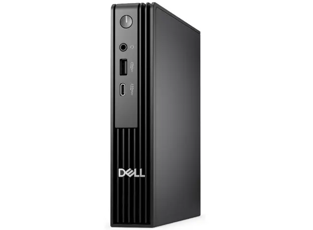პერსონალური კომპიუტერი Dell Pro Micro QCM1250/Intel Core i3 14100T/ 1 x 8GB, DDR5 4800 MT/s/512 SSD/Integrated/Wi-Fi 6E BT/Kb + mouse/65W AC/Ubuntu/3Yrw, 2 image