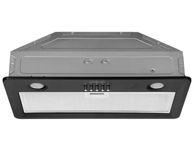 გამწოვი Ardesto Hood integrated, 52cm, 700m3h, metal, 2х1W LED, button," black
