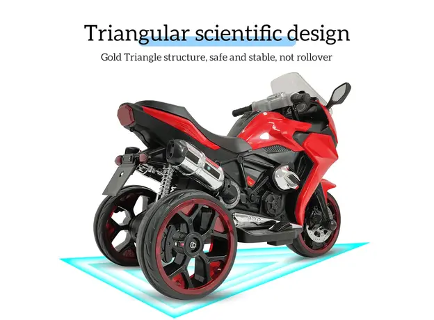 ბავშვის ელექტრო მოტოციკლი 1200RED, 3 image