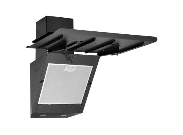 გამწოვი Ardesto Hood Inclined hood, 60cm, 900m3h, glass, 2х1W LED, sensor, black, 5 image