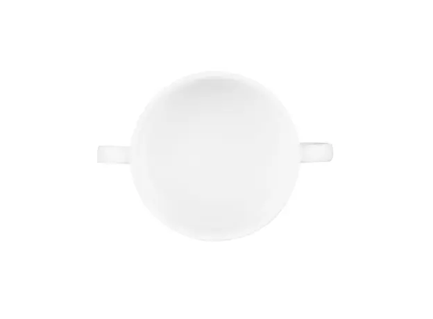თასი Ardesto Soup bowl Prato, 10.9cm, 300ml, porcelain, white, 4 image