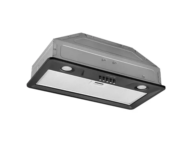 გამწოვი Ardesto Hood integrated, 52cm, 700m3h, metal, 2х1W LED, button," black, 3 image