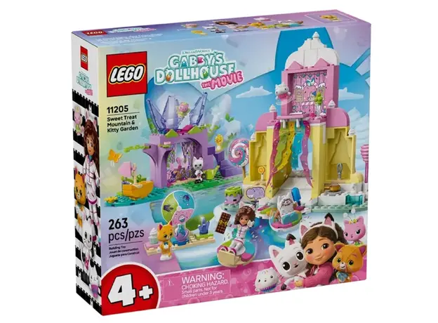 ლეგო LEGO Constructor Gabby's Dollhouse Sweet Treat Mountain & Kitty Garden