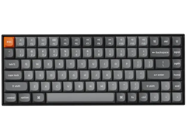 კლავიატურა Keychron K2 Max 84 keys, K Red, WL/BT/USB-A, RGB, black, 2 image