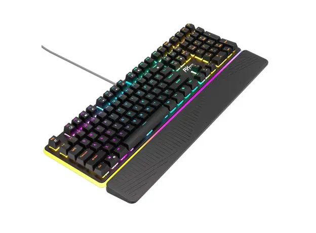 კლავიატურა Royal Kludge RK918 Mechanical Keyboard, Blue switch, Wired, USB, Black, 3 image