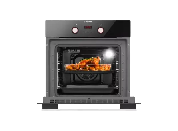 ჩასაშენებელი ღუმელი Hansa electrical BOES68401 black, 6 image