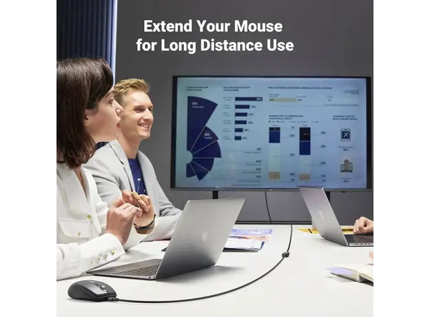 USB დამაგრძელებელი UGREEN US129 (90722), USB 3.0 Male to USB Female, Extension Male Cable, 5m, Black, 6 image