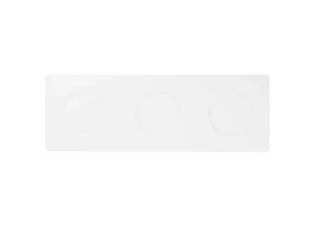 სადგამი თეფში Ardesto Tray, 34х12сm, porcelain, rectangle, white