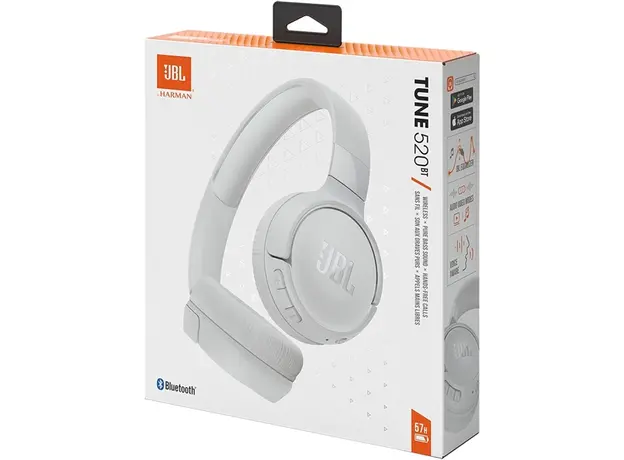 ყურსასმენი JBL TUNE 520 BT-WHITE, 6 image