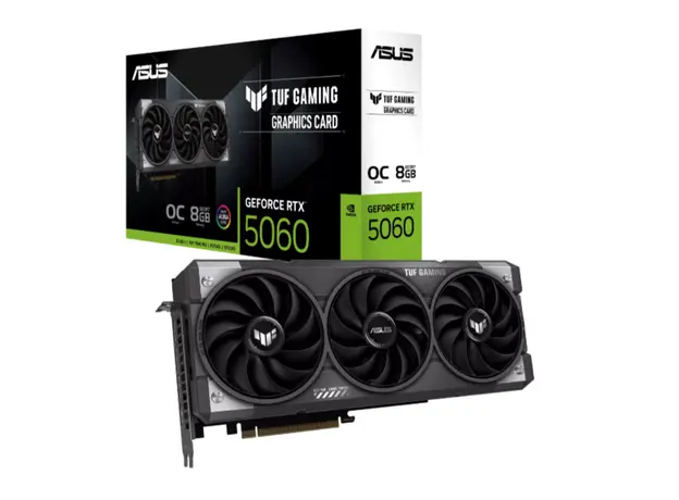 ვიდეო დაფა ASUS Graphic Card GeForce RTX 5060 8GB GDDR6 OC TUF-RTX5060-O8G-GAMING, 2 image