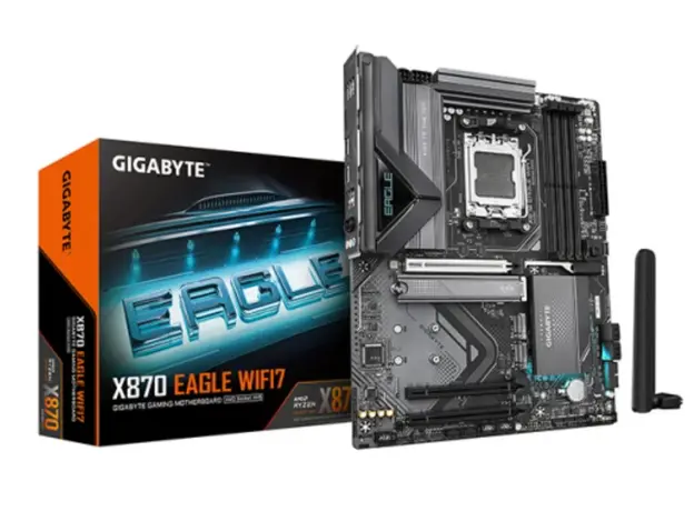 დედა დაფა Gigabyte X870 EAGLE WIFI7 1.1 4DDR5 AM5 - 9MX87EG7-00-G11, 2 image