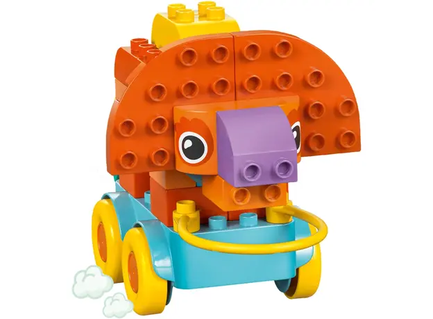 ლეგო LEGO Constructor DUPLO Town 3in1 Dinosaurs on Wheels, 4 image
