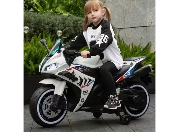 ბავშვის ელექტრო მოტოციკლი 889-WITE, 2 image