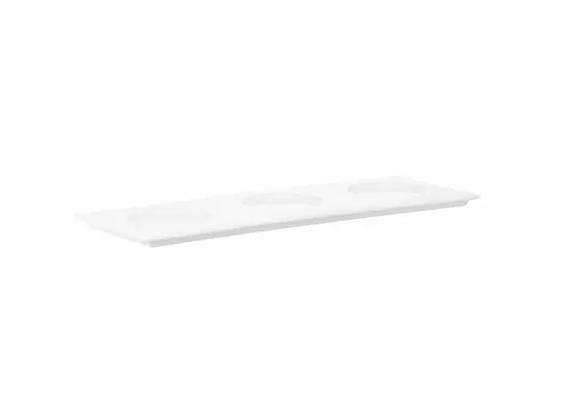 სადგამი თეფში Ardesto Tray, 34х12сm, porcelain, rectangle, white, 3 image