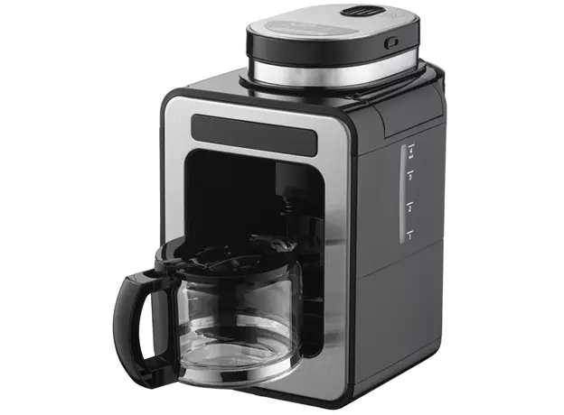 ყავის აპარატი Ardesto coffee maker drip 0.5l, ground + beans, display, silver-black, 4 image