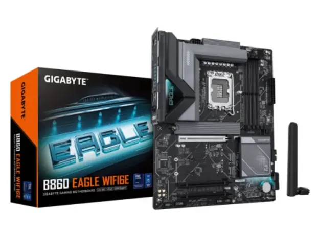 დედა დაფა Gigabyte B860 EAGLE WIFI6E 1.0 4DDR5 LGA1851 - 9MB86EGW6-00-G10, 2 image