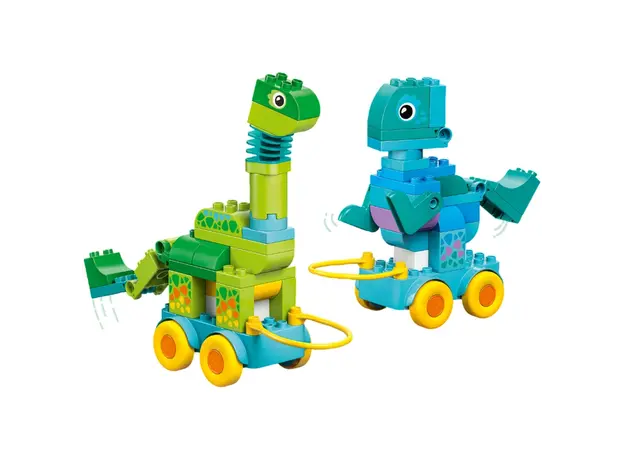 ლეგო LEGO Constructor DUPLO Town 3in1 Dinosaurs on Wheels, 9 image