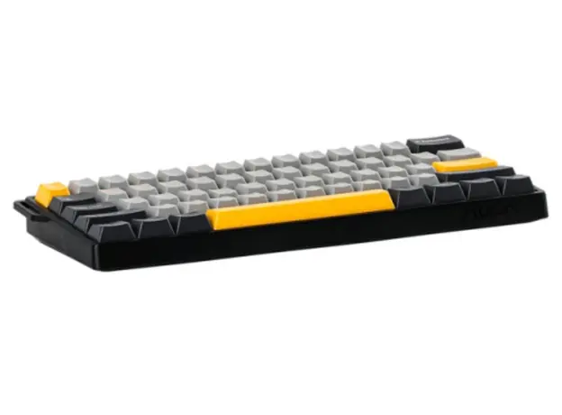 კლავიატურა AULA WIN60 HE MAX RGB Wired Gaming Keyboard Dark Grey/Light gray/Yellow (Wing Chun Magnetic Switch), 4 image