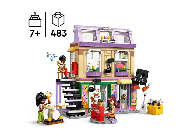 ლეგო LEGO Constructor Friends Music Store & Apartment, 3 image