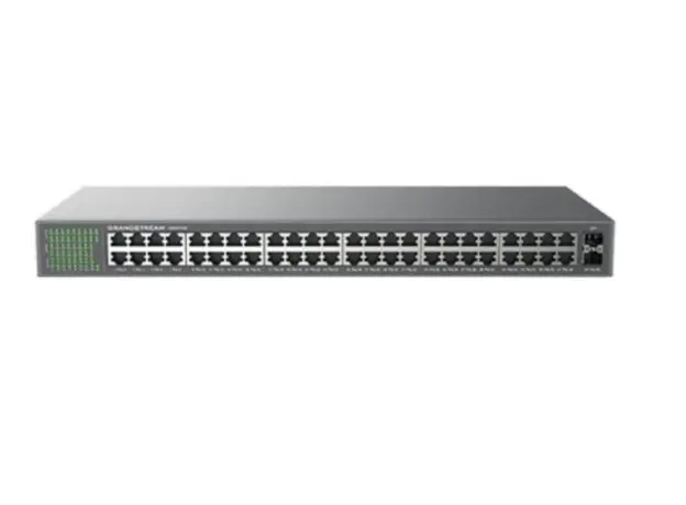 სვიჩი Grandstream GWN7706, Unmanaged Network Switch, 48x GbE RJ45, 2x SFP, metal case