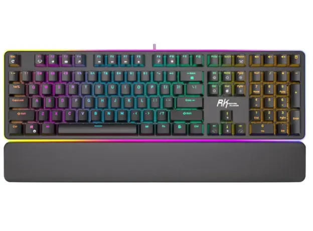 კლავიატურა Royal Kludge RK918 Mechanical Keyboard, Red switch, Wired, USB, Black
