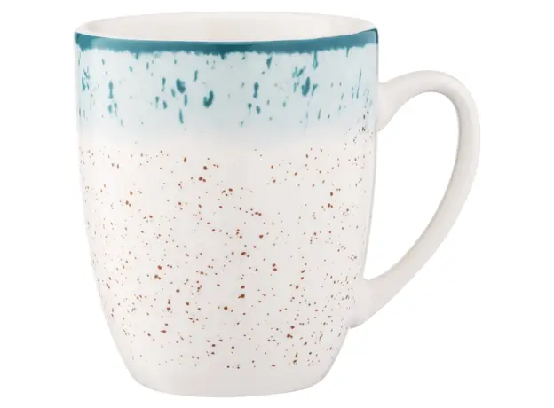 ჭიქა Ardesto Mug Siena, 360ml, porcelain, white-blue, 2 image