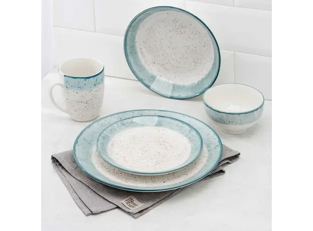 თასი Ardesto Bowl Siena, 11.5cm, porcelain, white-blue, 5 image