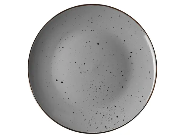 თეფში Ardesto Dinner plate Bagheria Grey, 26cm, ceramics, gray