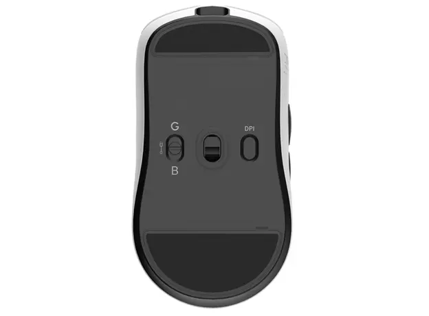 მაუსი Royal Kludge RK M3, Wireless, 2.4GHz, Bluetooth, USB, Gaming Mouse, White, 6 image