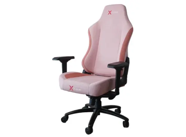 სათამაშო სავარძელი Vertex Kiti Gaming Chair Pink Fabric, 4 image