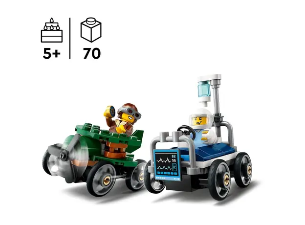 ლეგო LEGO Constructor City Airplane vs. Hospital Bed, 3 image