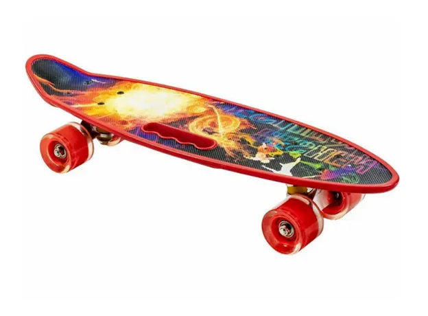 სკეიტბორდი M350YST-FIRE მანათობელი ბორბლები და სახელურით, 2 image