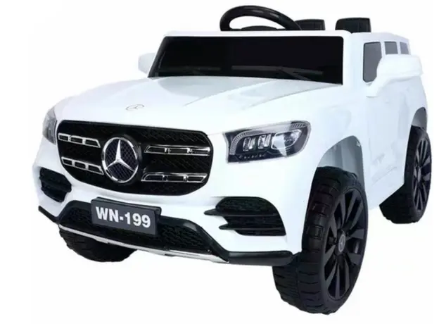 ბავშვის ელექტრო მანქანა WN-199 (D199), კაუჩუკის საბურავებით,ტყავის სკამით