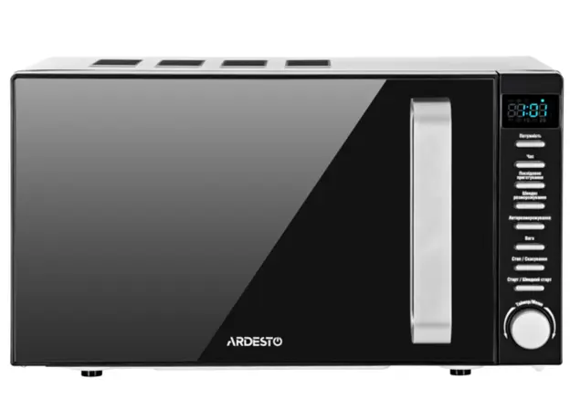 მიკროტაღური ღუმელი Ardesto GO-E845GB microwave oven with mirrored doors, electronic control and display, 2 image