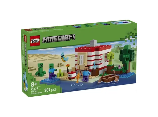 ლეგო LEGO Constructor Minecraft The TNT Jungle House