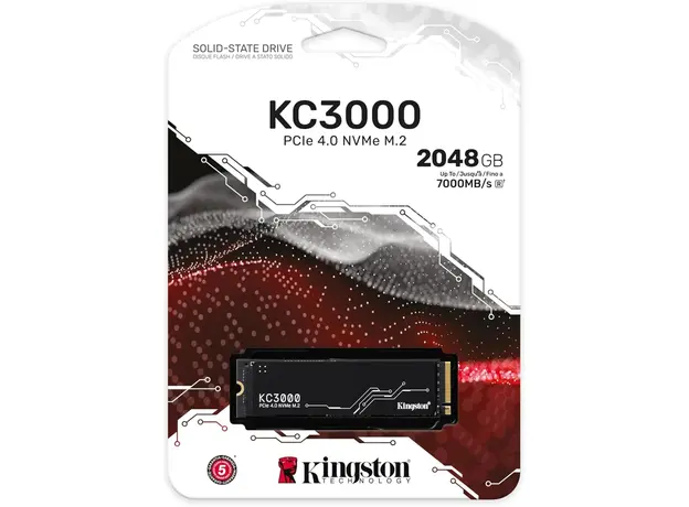 მყარი დისკი Kingston SSD M.2 2TB PCIe 4.0 KC3000, 4 image